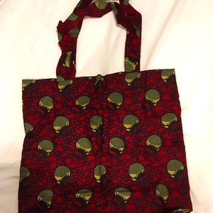 Shoulder bag from Ankara print